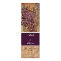Aged Grape Vineyard Wedding Invitation Business Cards