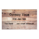 Aged Planks Business Card Template