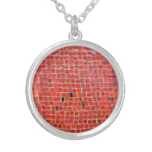 Aged Red Brick Wall With Variations Pendants
