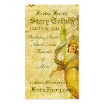 Aged Rose of Faery Business Card Template