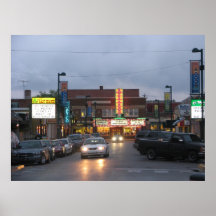 Aggieville - Manhattan, Kansas Print