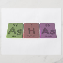 Aghas-Ag-H-As-Silver-Hydrogen-Arsenic Custom Flyer