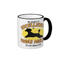 Agility Poodle Secret Mug