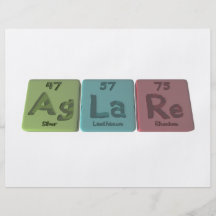 Aglare-Ag-La-Re-Silver-Lanthanum-Rhenium Personalized Flyer