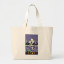 Agra Vintage Travel Poster Bags