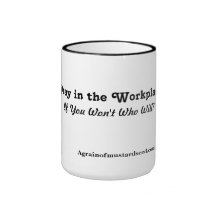 Agrainofmustardseed.com Pray in workplace mug