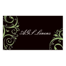 AGS Scroll Design Business Card Template