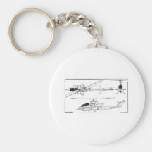 AH1 Blueprint Key Chain