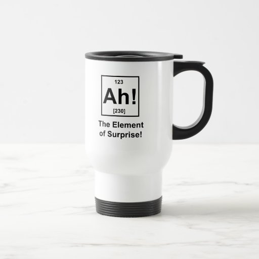 Ah! The Element of Surprise Coffee Mug