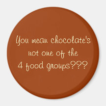 ahhh chocolate magnet