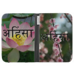 Ahimsa Cherry Blossom & Lotus Kindle Case