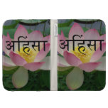 Ahimsa Lotus Flower Kindle Cover