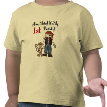 Ahoy Pirate First Birthday Tshirts and Gifts