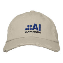 .::AI, CLAN-AI.COM EMBROIDERED BASEBALL CAP