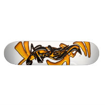 Aiden orange skate board decks