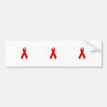 AIDS AWARENESS FLAG BUMPER STICKER