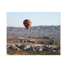 Air ballon stretched canvas prints