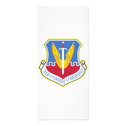 Air Combat Command Customized Rack Card