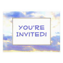 AIR Element Skyscape Personalized Invitation