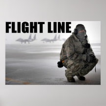 Air Force Flight Line Poster