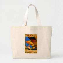 Air, Sea and Land Travel Canvas Shopper Bag