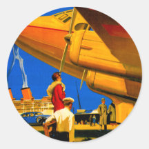 Air, Sea and Land Travel Sticker
