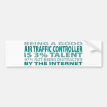 Air Traffic Controller 3% Talent Bumper Sticker