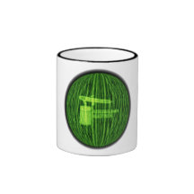 Airbrush Matrix Round Mug by AirbrushWorld Beker