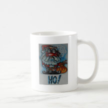 Airbrush Santa Coffee Mug