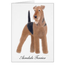 Airedale Terrier Greeting Card