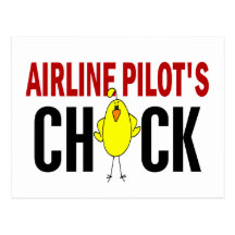 Airline Pilot’s Chick Post Cards