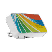 Airline Vacation Travel Abstract Halftone iPhone Speaker