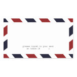 Airmail Escort Card Business Card Template