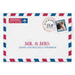 Airmail Wedding Thank You Cards