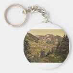 Airolo, general view, St. Gotthard Railway, Switze Keychain