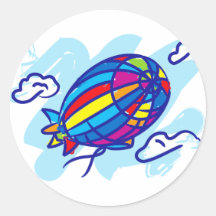 Airship_Journey Sticker