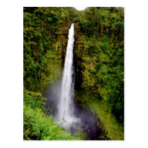 Akaka Falls, Island of Hawaii Waterfall Postcards