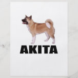 Akita Full Color Flyer