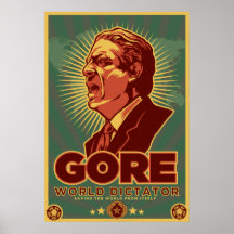 Al Gore for Dictator Poster - Customised