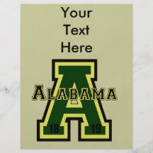 Alabama 'A' Green Flyer Design