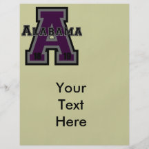 Alabama 'A' Purple Custom Flyer
