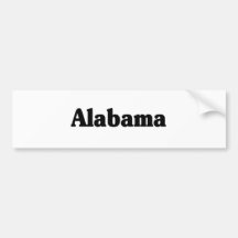 Alabama Classic Bumper Stickers