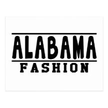 Alabama Fashion Designs Post Cards