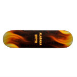 Alabama Hottie fire Red Marble Skateboard
