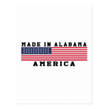 Alabama Made In Designs Postcards