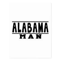 Alabama Man Designs Post Cards