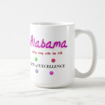Alabama State of Excellence Mugs