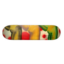 Alain Welter Crazy Horses Custom Skateboard