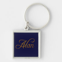 Alan Name-Branded Gift Item Keychain