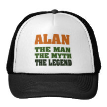 Alan - the Man, the Myth, the Legend! Mesh Hat